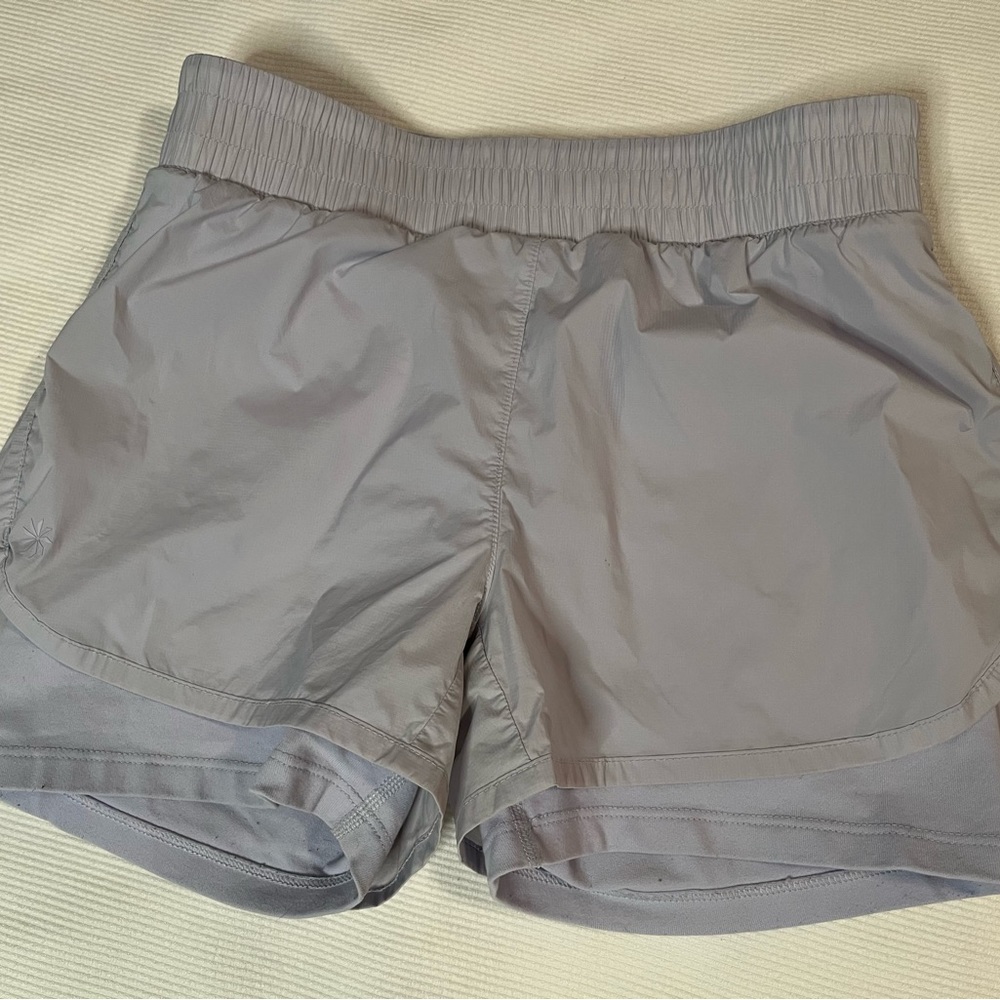 Athleta girl 💜shorts lavender size L 12